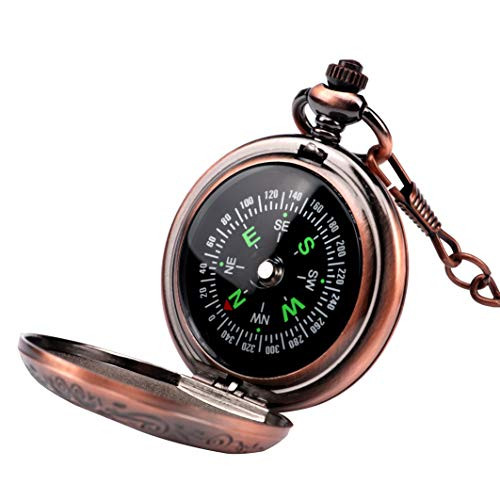 Laupha Survival Gear Compass Vintage Pocket Compass for Kids Classical Collection Portable Compass Accurate Waterproof for Hiking Outdoor Camping Motoring Boating Backpacking Survival Emergency Copper Laupha Survival Gear Compass Vintage Pocket Compass for Kids Classical Collection Portable Compass Accurate Waterproof for Hiking Outdoor Camping Motoring Boating Backpacking Survival Emergency Copper