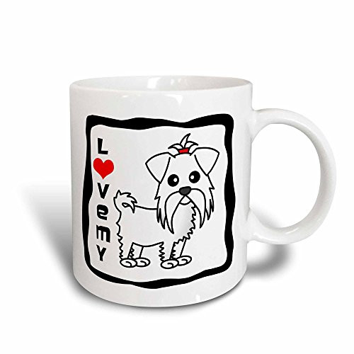 3dRose mug_10823_3"I Love My Maltese" Magic Transforming Mug, 11 oz, Multicolor