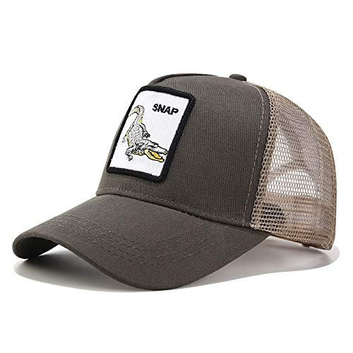MissFun Embroidery Animal Baseball Cap Net Hat Cap Truck Driver Cap Breathable Snap One Size