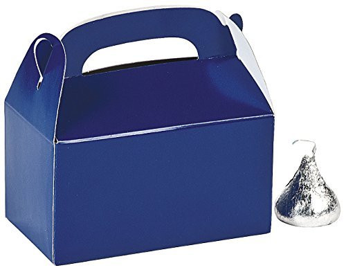Mini blue treat boxes (2 dozen) - bulk