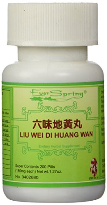 Liu Wei Di Huang Wan Rehmannia 6 - 200 ct_
