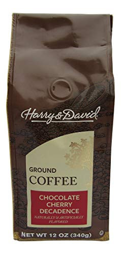 Harry   David Chocolate Cherry Decadence Gourmet Ground Coffee 12 Ounces