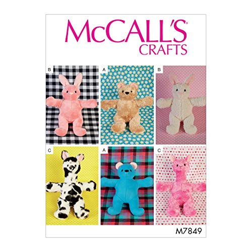 McCall Pattern McCalls Stuffed Animal Toy One Size Only Sewing Pattern Osz