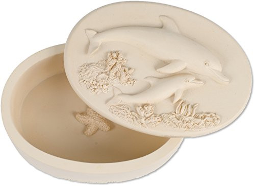 Angelstar 8166 Angels of The Sea Wishing Box, 3-1/2-Inch