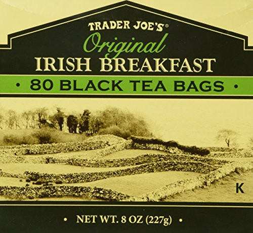 Trader Joe's Original Irish Breakfast Tea (80 Black Tea Bags Per Box)
