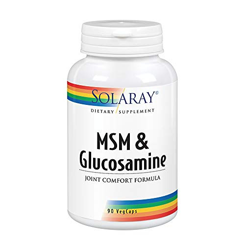 Solaray MSM   Glucosamine Veg Cap Btl-Plastic 90ct