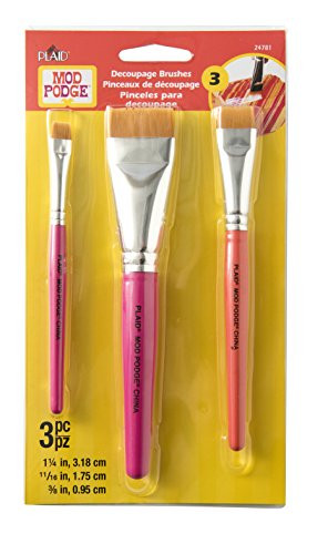 Mod Podge Furniture Brush Set 2 3-Inch 24781 One Each Original Version