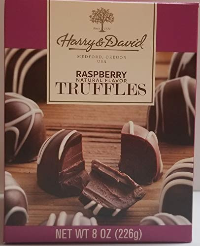 Harry   David Dark Chocolate Raspberry Truffles 8 oz