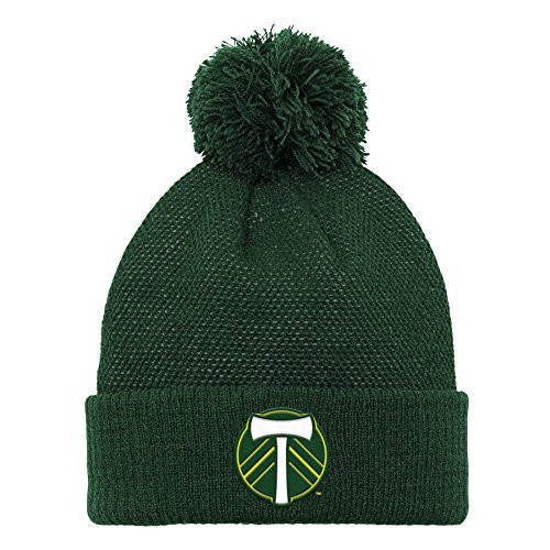 MLS by Outerstuff Boys Cuffed Knit Hat with Pom Ponderosa 3 Youth 1 Size