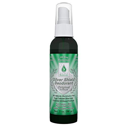 Silver Shield Deodorant - Original Formula - Spray-On Version All Natural Colloidal Silver Deodorant 2 oz_