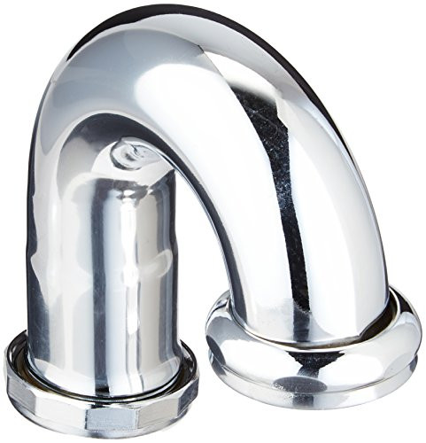 Eastman 35093 Heavy-Duty J-Bend Sink Trap with Captive Connection Chrome