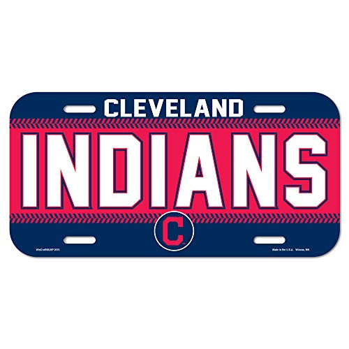 WinCraft MLB Cleveland Indians License Plate