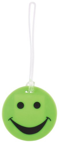Lewis N_ Clark 3-Pack Smiley Luggage Tag Green One Size