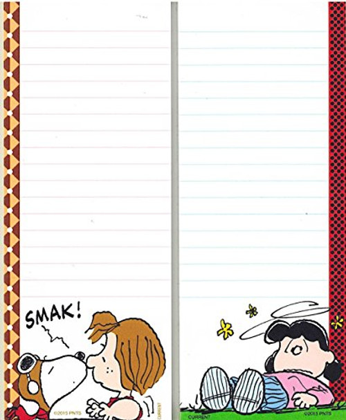 Peanuts Worldwide Peanuts Characters Lined Magnetic Notepads Shopping List, 2-Pack (Lucy/Snoopy/Peppermint Patty) Peanuts Worldwide Peanuts Characters Lined Magnetic Notepads Shopping List, 2-Pack (Lucy/Snoopy/Peppermint Patty)