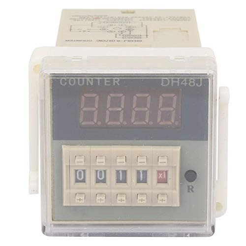 Vensans Digital Counter O111ROM DH48J-8 LCD Digital Electronic Counter 8 Pins Delay Time Relay 0-99990012VACDC