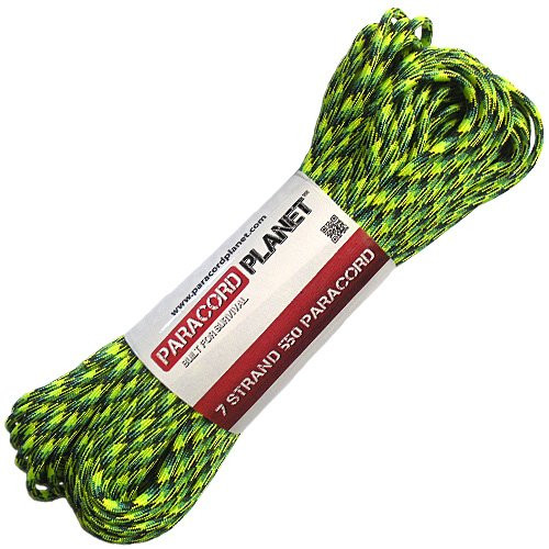 Paracord Planet 550-Pound Safety Type III Commercial Paracord Assorted Colors Gecko