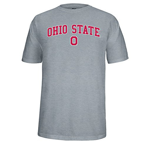 NCAA Adult Ohio State Buckeyes Arch Block O Choice Tee Large Oxford