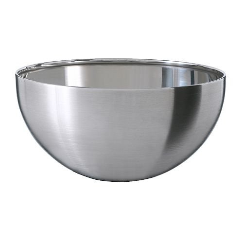 Ikea  Blanda Blank Serving Bowl, Stainless Steel, 5"