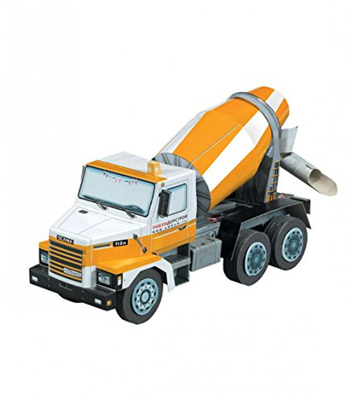 Clever Paper Innovative 3D-Puzzles Construction Machinery Series - Mixer Cardboard Set UMBUM 074