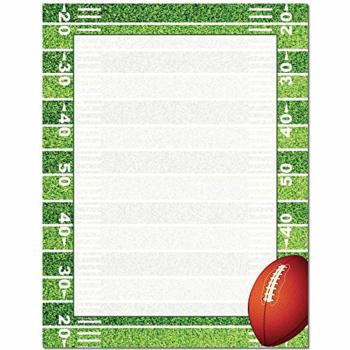 Football Field Letterhead Laser   Inkjet Printer Paper 25 pack