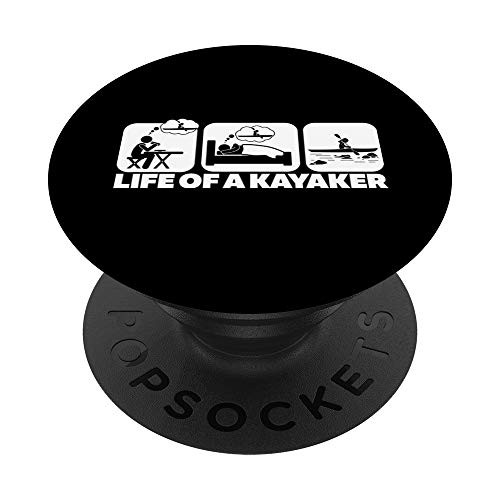 Life Of A Kayaker Eat Sleep Kayak PopSockets Grip and Stand for Phones and Tablets
