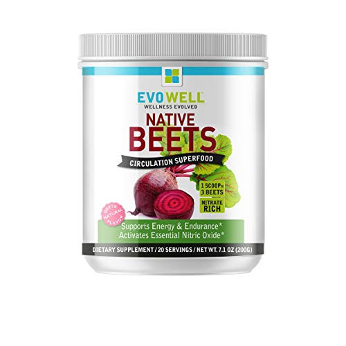 Evowell Native Beets Circulation Superfood Supports Energy and Endurance 7_1 Ounce