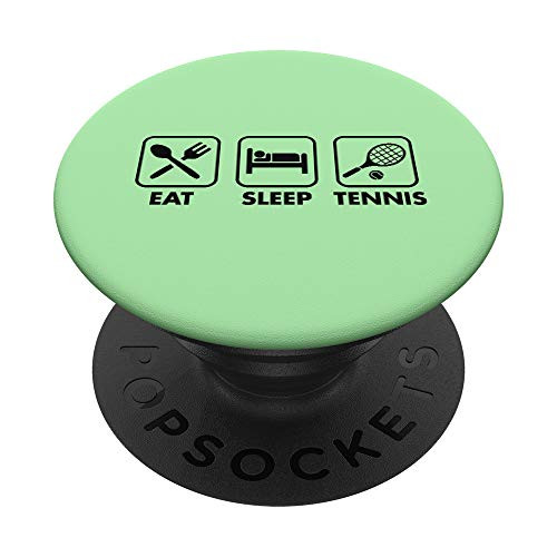 Eat Sleep Tennis Funny Retro Tennis Player Christmas Gift PopSockets Grip and Stand for Phones and Tablets