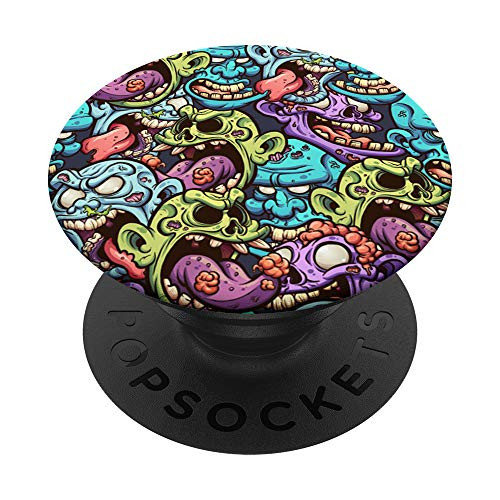 Monster Heads Halloween Scary Zombie Undead Death Evil Gift PopSockets Grip and Stand for Phones and Tablets Monster Heads Halloween Scary Zombie Undead Death Evil Gift PopSockets Grip and Stand for Phones and Tablets