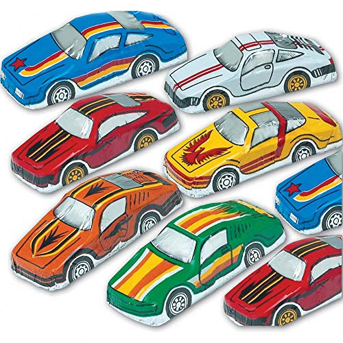 Madelaine Premium Solid Milk Chocolate Race Cars Wrapped In Italian Foil Race Cars 12 LB Madelaine Premium Solid Milk Chocolate Race Cars Wrapped In Italian Foil Race Cars 12 LB