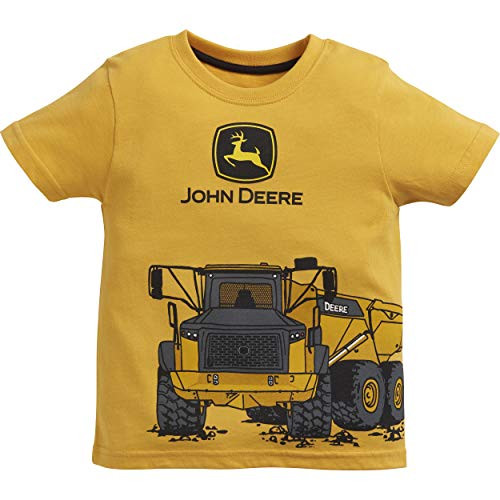 John Deere Boys Tee Construction Yellow 4T