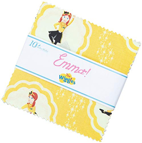 The Wiggles Emma 5 Stacker 42 5-inch Squares Charm Pack Riley Blake Designs 5-9740-42