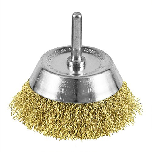 EAB Tool 2160408 3 Brass Coarse Wire Cup Wire Brush - Recyclable