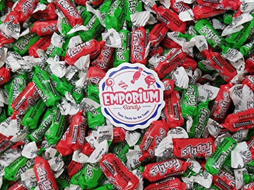 Tootsie Frooties - Fruit Punch Green Apple Red Green Holiday Festive Mix - 1_5 lbs of Delicious Fresh Assorted Bulk Wrapped Candy with Refrigerator Magnet