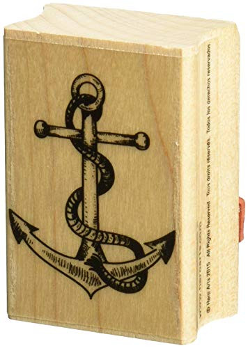 Hero Arts D6009 Mounted Rubber Stamp Woodblock Stamp - Anchor Mounted