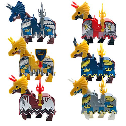 Medieval Knight War Horse Building Blocks Sets Toy Knight Figures Horse Robe and Helmet Accessories for Kids Bricks Toys Compatible with Major Brands Medieval Knight War Horse Building Blocks Sets Toy Knight Figures Horse Robe and Helmet Accessories for Kids Bricks Toys Compatible with Major Brands