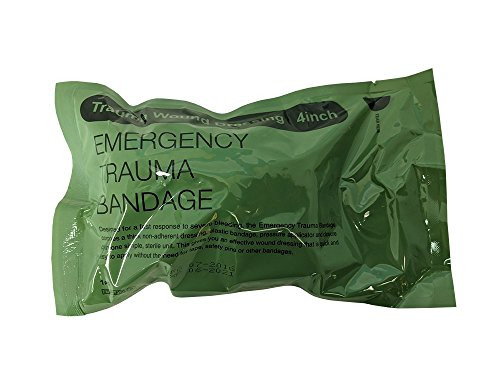 Emergency Pressure Israeli Bandage, 4" x 5 yd