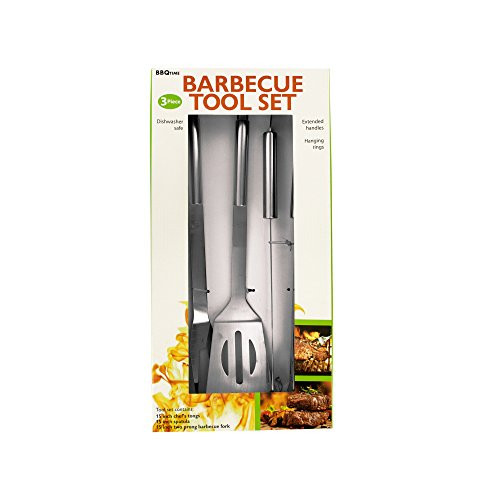 Kole Imports OF810 Stainless Steel Barbecue Tool Set