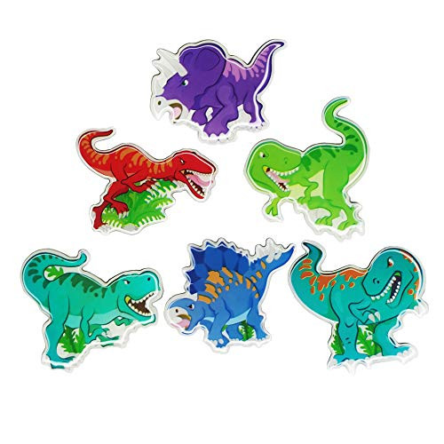 M MORCART 6pcs Cartoon Dinosaur Unbreakable Refrigerator Magnets Epoxy Animal Fridge Stickers Funny for Lockers Whiteboards Home Decorations Gifts for Kids M MORCART 6pcs Cartoon Dinosaur Unbreakable Refrigerator Magnets Epoxy Animal Fridge Stickers Funny for Lockers Whiteboards Home Decorations Gifts for Kids
