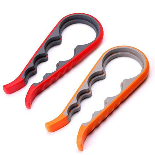 Gift Set Premium 4-in-1 Easy Grip Jar and Bottle Opener Jar Opener For Weak Hands Jar Opener For Seniors with Arthritis Jar Gripper Rubber Jar Opener Opener Kitchen Tool