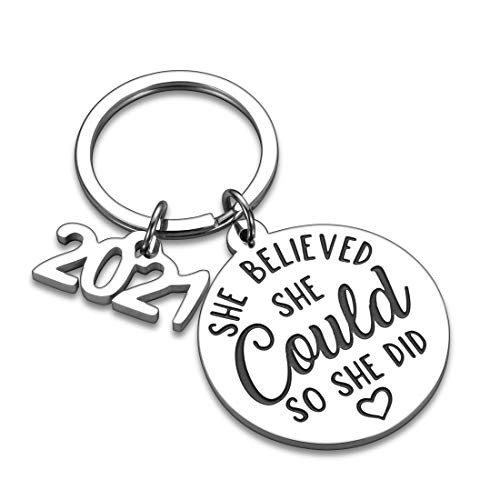 Graduation Gifts Keychain Class of 2021 Graduate Inspirational Gift She Believed She Could So She Did High School College Grad Best Friends Daughter Girls Niece Women Her Graduation Gifts Keychain Class of 2021 Graduate Inspirational Gift She Believed She Could So She Did High School College Grad Best Friends Daughter Girls Niece Women Her