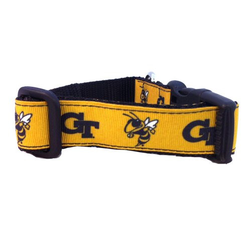 NCAA Georgia Tech Yellow Jackets Dog Collar Team Color Medium