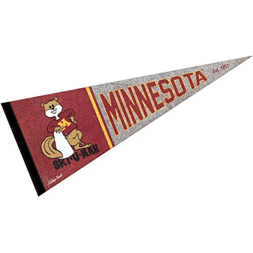 Minnesota Gophers Pennant Throwback Vintage Banner