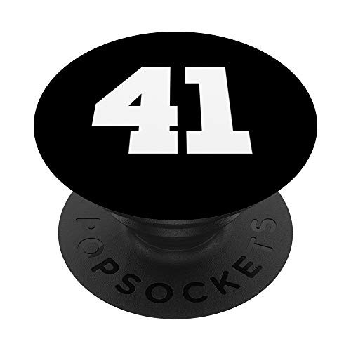 Sports Number 41 PopSockets Grip and Stand for Phones and Tablets