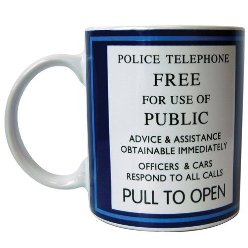 Underground Toys Doctor Who Tardis Travel Coffee Mug, 11 oz Underground Toys Doctor Who Tardis Travel Coffee Mug, 11 oz