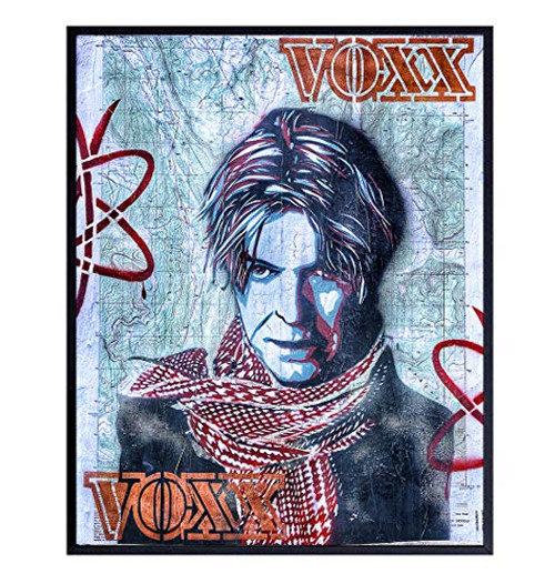 David Bowie Graffiti Street Art Mural - Cool 8x10 Photo Picture - Unique Gift for Ziggy Stardust Punk 80s Music Fans - Wall or Room Decoration Home or Dorm Decor - Unframed Poster Print David Bowie Graffiti Street Art Mural - Cool 8x10 Photo Picture - Unique Gift for Ziggy Stardust Punk 80s Music Fans - Wall or Room Decoration Home or Dorm Decor - Unframed Poster Print