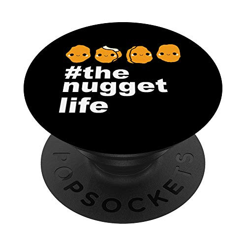The Nugget Life Funny Chicken Nug Gifts Women Kids Costume PopSockets Grip and Stand for Phones and Tablets