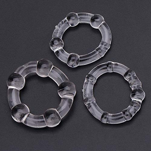 Tamama Stretch Bands Waterproof 3pcs Silicone Exercise Training Ring