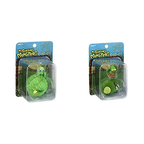 My Singing Monsters Baby Furcorn Collectible Figure with Egg Bundle Baby Potbelly Collectible Figure with Egg