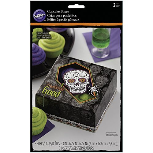 Wilton 415-3179 4 Cavity Deadly Soiree Treat Box, Assorted