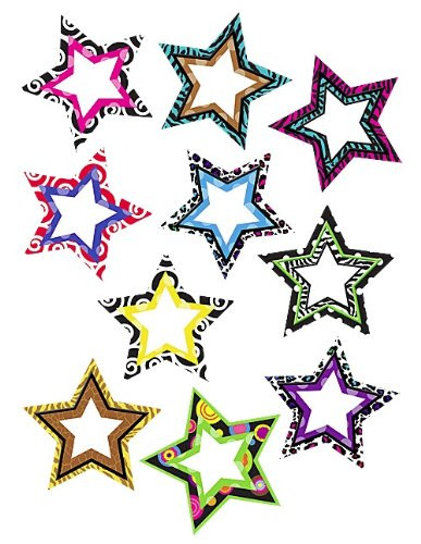 Teacher Created Resources Fancy Stars Accents (5215)